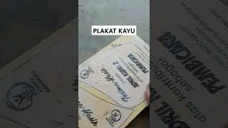 TRANSFER FOTO KE KAYU | PLAKAT KAYU #woodart #ideusaha #woodcraft #souvenir