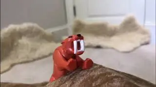 Prehistoric Lie On King - Stop Motion Parody