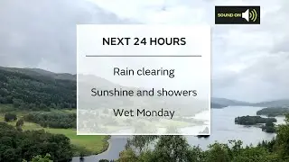 Sunday afternoon Scotland forecast 21/06/20