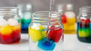 Ice and hot water | Mixing colors # 1