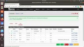 configuration pfsense in virtualbox and define firewall rules