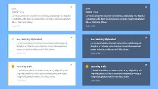 How to create the Notification Bars and Toast Bars Using HTML and CSS