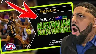 THE RULES OF AUSSIE RULES FOOTBALL • Ninh Explains • (Reaction)