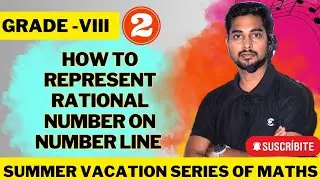 Class-8 || Rational Numbers ||How to Represent of Rational Numbers on number line ||