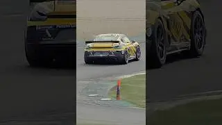 Sprint Challenge race winner Tom Bradshaw Donington Park Porsche Cayman GT4 22/08/24
