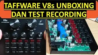 Soundcard V8s Unboxing, Connecting Soundcard V8 to Computer and Test Recording 