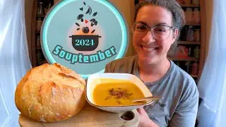 Creamy Squash Soup With Crusty Bread | Farm-to-Table Dinner From Scratch!