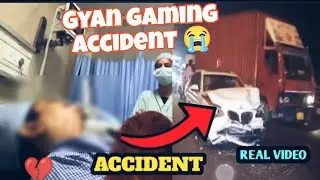 GYAN GAMING SERIOUS CAR ACCIDENT 😭  PRAY FOR GYAN GAMING  #gyangaming @GyanGaming