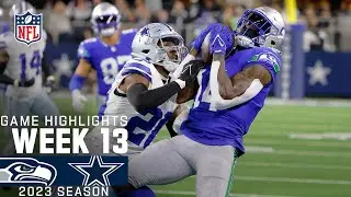 Seattle Seahawks vs. Dallas Cowboys | 2023 Week 13 Game Highlights