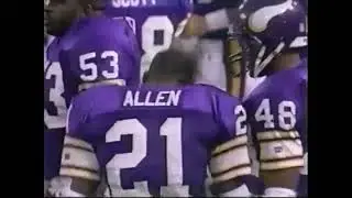 Rookie Terry Allen Busts Up The Buccaneers