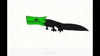 Green Lizard Plop - Rainworld Animation || Test and Practice Animation
