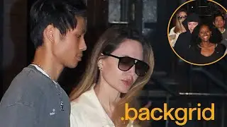 Angelina Jolie dinner with Pax, Zahara, and Shiloh in NYC