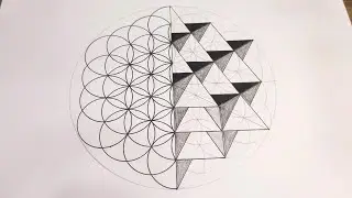 64 Tetrahedron Matrix - Flower of Life - Sacred Geometry