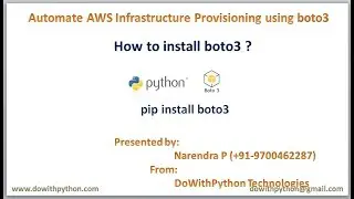 How to install boto3 ? | How to setup boto3 in less than 5 min ?