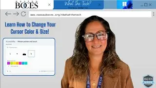 👩🏼‍💻 Learn How to Change Your Cursor Color & Size! ⬅️