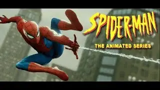 Marvel's Spider-Man (2018) intro, but it looks like Spider-Man: The Animated Series (1994)