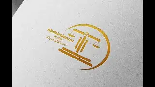 (illustrator2018)Lawyer logo v 1 | تصميم لوجو محامي بالالستريتور