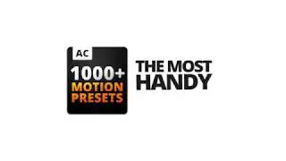 The Most Handy Motion Presets for Animation Composer