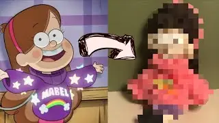 Making a Mabel Plushie out of Fuzzy Socks | Gravity Falls