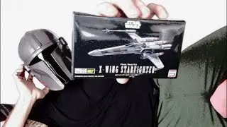 Mandolorian Starwars X-Wing Time Lapse  | Full build | Scale Model Space ship