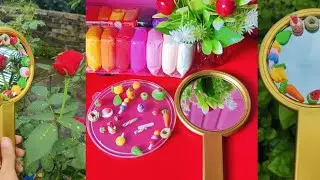 DIY Cute Super Clay Food Mirror Makeover🍓🍉|| Cute Mirror Decoration Ideas || #mirror #clay 
