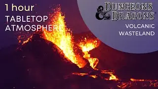 Volcanic Wasteland | Dungeons & Dragons | Tabletop Gaming Atmosphere