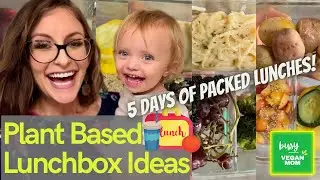 A Weeks Worth Of Plant Based Lunches For Kids 👦👧