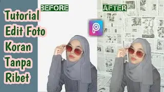 Tutorial Edit Foto Background Koran | 
