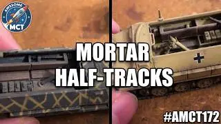 🪖🚜🚚💥🔥1/72 scale WW2 Sd.Kfz. 251 Half-track with 81mm Mortar 💥 German Armor AFV Diecast Model💥🔥
