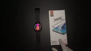 Applying tempered glass on samsung galaxy watch 4 | Galaxy watch 4 | Samsung galaxy watch