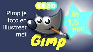 GIMP in 1.5 min - Get started with photo editing and illustration