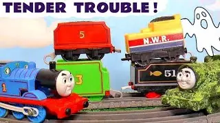 Toy Train Tender Trouble Stories with Thomas Trains