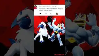 Absol Vs Machamp Battle Pokemon unite 