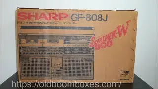 SHARP GF-808J Stereo Radio Cassette Recorder