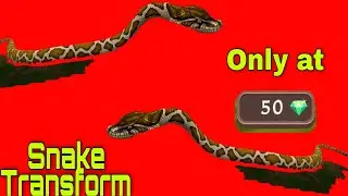Snake Transform purchased in Wildcraft only at 50 diamond 💎#wildcraft #wildcraftgameplay #boneshunt