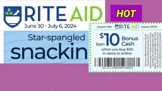 Rite Aid AD SCAN - June 30 - July 6, 2024 - EARN $10 BC wyb $30! 🔥 - @patel7ravi7