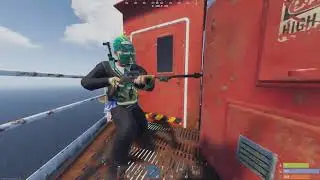 POV: You take Oil Rig on Rust Console.. (Broken Glitch)