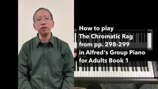 How to play Chromatic Rag on piano