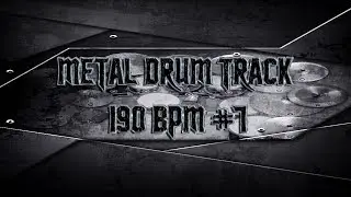 Fast Scandinavian Metal Drum Track 190 BPM | Preset 2.0 (HQ,HD)
