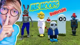 BANG CUPU AJAK MIKACIL  LIHAT WUJUD ASLI MR HOOPS DAN UNDERTALE‼️ REAKSINYA BIKIN NGAKAK (Gmod)