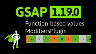 GSAP 1.19.0: ModifiersPlugin, function-based values, updates to ScrollToPlugin and SplitText