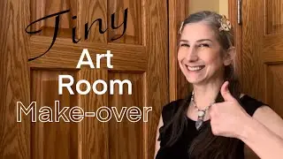 Art studio tour and make-over💥New custom cabinet🙌
