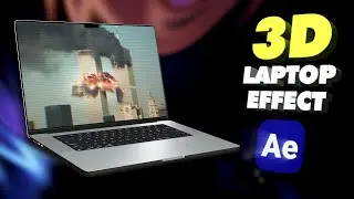 3D Laptop Animation in After Effects - No Blender