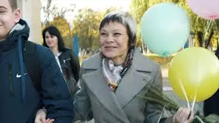 ко Дню учителя от 9 В класса школа 5 г.Шебекино