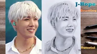 How to Draw BTS J-Hope | step by step | tutorial | Jhope drawing
