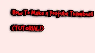 How to make you'r own YouTube thumbnails on ChromeBook!