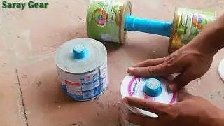 DIY   To Make Homemade Dumbbells   How To Make It DIY Dudes Gym At Home5