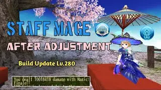 Toram Online - Staff Mage After Adjustments & Combo Rotation | High Survive Mage Build Update Lv.280