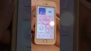 iPhone 6s ♡ Aesthetic home screen customization ☁️ 