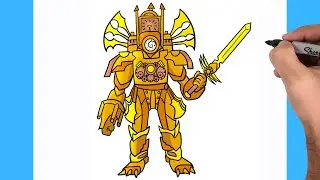 COMO DIBUJAR CLOCKMAN MEJORADO